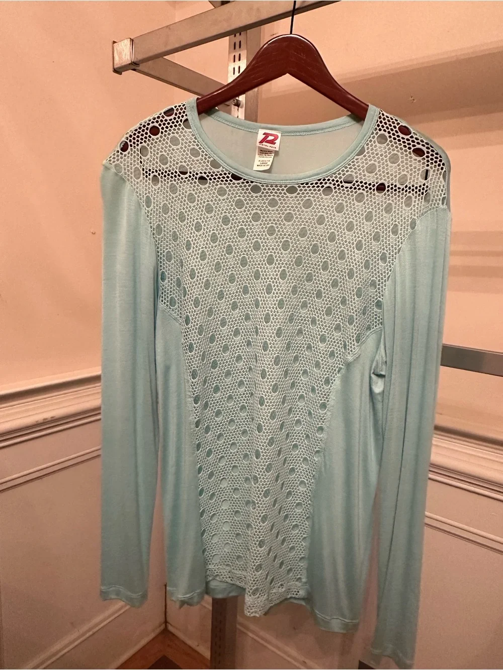PP Men’s Long-Sleeve Crochet Top LS-510-718